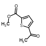 CAS 登录号：4101-81-9， 甲基5-乙酰基-2-噻吩羧酸酯