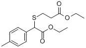 CAS 登录号：41022-36-0， 3-(2-乙氧基-2-氧代-1-对甲苯基乙硫基)丙酸乙酯
