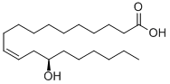 CAS 登录号：4103-20-2， (Z,14R)-14-羟基二十碳-11-烯酸