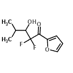 CAS#: 410522-58-6, 2,2-Difluoro-1-(2-Furyl)-3-Hydroxy-4-Methyl-1-Pentanone