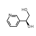 CAS#: 411233-68-6, (1S)-1-(3-Pyridinyl)-1,2-Ethanediol