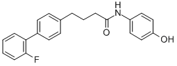 CAS#: 41179-33-3, 2'-Fluoro-N-(4-Hydroxyphenyl)-[1,1'-Biphenyl]-4-Butanamide