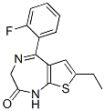 CAS#: 41191-07-5, 7-Ethyl-5-(2-Fluorophenyl)-1,3-Dihydro-2H-Thieno[2,3-e]-1,4-Diazepin-2-One