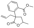 CAS 登录号：41205-45-2， 2-(3-烯丙基-5-甲基-2-氧代四氢呋喃-3-基)苯甲酸甲酯