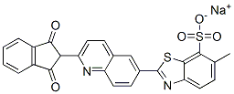 CAS#: 4121-67-9, Sodium 2-[2-(2,3-Dihydro-1,3-Dioxo-1H-Inden-2-Yl)-6-Quinolyl]-6-Methylbenzothiazole-7-Sulphonate