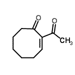 CAS 登录号：412301-45-2， (2Z)-2-乙酰基-2-环辛烯-1-酮
