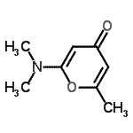 CAS 登录号：412338-33-1， 2-(二甲基氨基)-6-甲基-4H-吡喃-4-酮