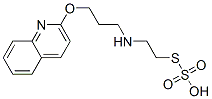 CAS#: 41287-22-3, Thiosulfuric Acid Hydrogen S-[2-[[3-(2-Quinolinyloxy)Propyl]Amino]Ethyl] Ester