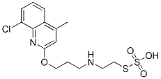 CAS#: 41287-25-6, Thiosulfuric Acid Hydrogen S-[2-[[3-[(8-Chloro-4-Methyl-2-Quinolyl)Oxy]Propyl]Amino]Ethyl] Ester