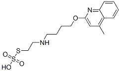 CAS#: 41287-32-5, Thiosulfuric Acid Hydrogen S-[2-[[4-[(4-Methyl-2-Quinolinyl)Oxy]Butyl]Amino]Ethyl] Ester
