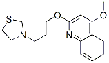 CAS#: 41288-12-4, 3-[3-(4-Methoxyquinolin-2-Yloxy)Propyl]Thiazolidine