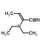 CAS 登录号：412907-39-2， (2Z)-2-(二乙基氨基)-2-丁烯腈