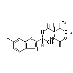 CAS 登录号：413615-35-7， [(2S)-1-{[(1R)-1-(6-氟-1,3-苯并噻唑-2-基)乙基]氨基}-3-甲基-1-氧代-2-丁烷基]氨基甲酸