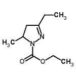 CAS 登录号：413624-91-6， 乙基3-乙基-5-甲基-4,5-二氢-1H-吡唑-1-羧酸酯