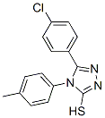 CAS#: 41401-15-4, 5-(4-Chlorophenyl)-4-(4-Methylphenyl)-4H-1,2,4-Triazole-3-Thiol