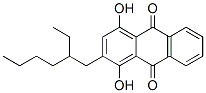 CAS 登录号：41450-96-8， 2-(2-乙基己基)-1,4-二羟基蒽醌