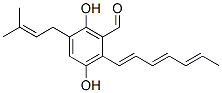 CAS#: 41451-81-4, 2-[(1E,3E,5E)-1,3,5-Heptatrienyl]-3,6-Dihydroxy-5-(3-Methyl-2-Butenyl)Benzaldehyde