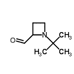 CAS#: 41466-99-3, 1-(2-Methyl-2-Propanyl)-2-Azetidinecarbaldehyde