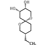 CAS#: 415921-39-0, (3R,4S,6S,9S)-9-Ethyl-1,7-Dioxaspiro[5.5]Undecane-3,4-Diol