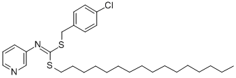 CAS#: 41643-23-6, (4-Chlorophenyl)Methyl Hexadecyl-3-Pyridinylcarbonimidodithioate