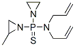 CAS 登录号:41657-30-1, (1-氮丙啶基)(2-甲基-1-氮丙啶基)(二烯丙基氨基)膦硫化物