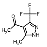 CAS 登录号：416886-48-1， 1-[5-甲基-3-(三氟甲基)-1H-吡唑-4-基]乙酮