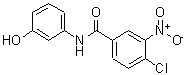 CAS 登录号：416887-71-3， 4-氯-N-(3-羟基苯基)-3-硝基苯甲酰胺