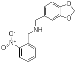 CAS#: 416888-55-6, 1-(1,3-Benzodioxol-5-Yl)-N-(2-Nitrobenzyl)Methanamine