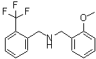 CAS 登录号：416890-50-1， 1-(2-甲氧基苯基)-N-[2-(三氟甲基)苄基]甲胺