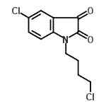 CAS 登录号：416899-87-1， 5-氯-1-(4-氯丁基)-1H-吲哚-2,3-二酮