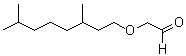 CAS#: 41767-05-9, [(3,7-Dimethyloctyl)Oxy]-Acetaldehyde