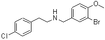 CAS 登录号：418772-33-5， N-(3-溴-4-甲氧基苄基)-2-(4-氯苯基)乙胺