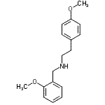 CAS 登录号：418772-63-1， N-(2-甲氧基苄基)-2-(4-甲氧基苯基)乙胺