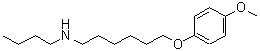 CAS 登录号：418773-78-1， N-丁基-6-(4-甲氧基苯氧基)-1-己胺