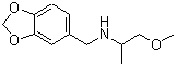 CAS 登录号：418780-46-8， N-(1,3-苯并二氧戊环-5-基甲基)-1-甲氧基-2-丙胺