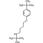 CAS#: 418787-06-1, N-(2-Methyl-2-Propanyl)-4-[4-(2-Methyl-2-Propanyl)Phenoxy]-1-Butanamine