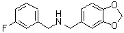 CAS#: 418789-26-1, 1-(1,3-Benzodioxol-5-Yl)-N-(3-Fluorobenzyl)Methanamine