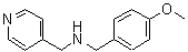 CAS#: 418791-10-3, 1-(4-Methoxyphenyl)-N-(4-Pyridinylmethyl)Methanamine