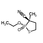 CAS#: 418815-49-3, (2R,3R)-2-Ethoxy-3-Methyl-1,2-Thiaphospholane-3-Carbonitrile 2-Oxide