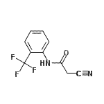 CAS 登录号：419534-37-5， 2-氰基-N-[2-(三氟甲基)苯基]乙酰胺