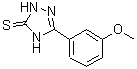 CAS 登录号：419540-45-7， 5-(3-甲氧基苯基)-2,4-二氢-3H-1,2,4-三唑-3-硫酮