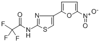 CAS 登录号：42011-48-3， 2,2,2-三氟-N-(4-(5-硝基-2-呋喃基)-2-噻唑基)乙酰胺
