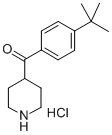 CAS#: 42060-78-6, [4-(1,1-Dimethylethyl)Phenyl]-4-Piperidinyl-Methanone Hydrochloride (1:1)