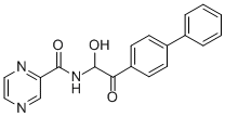 CAS 登录号:42069-33-0, N-(2-(1,1'-联苯)-4-基-1-羟基-2-氧代乙基)吡嗪甲酰胺