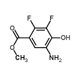 CAS 登录号：420786-99-8， 甲基5-氨基-2,3-二氟-4-羟基苯甲酸酯