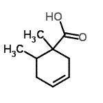 CAS 登录号：421555-39-7， 1,6-二甲基-3-环己烯-1-羧酸