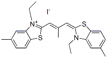 CAS#: 42165-79-7, 3-Ethyl-2-[3-(3-Ethyl-5-Methyl-3H-Benzothiazol-2-Ylidene)-2-Methylprop-1-Enyl]-5-Methylbenzothiazolium Iodide