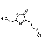 CAS 登录号：422574-13-8， 2-乙基-4-[2-(甲硫基)乙基]-1,3-噻唑-5(2H)-酮