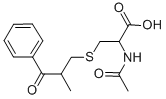 CAS 登录号：42293-72-1， N-乙酰基-3-((2-苯甲酰基-丙基)硫代)丙氨酸