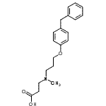 CAS#: 423169-68-0, N-[3-(4-Benzylphenoxy)Propyl]-N-Methyl-beta-Alanine